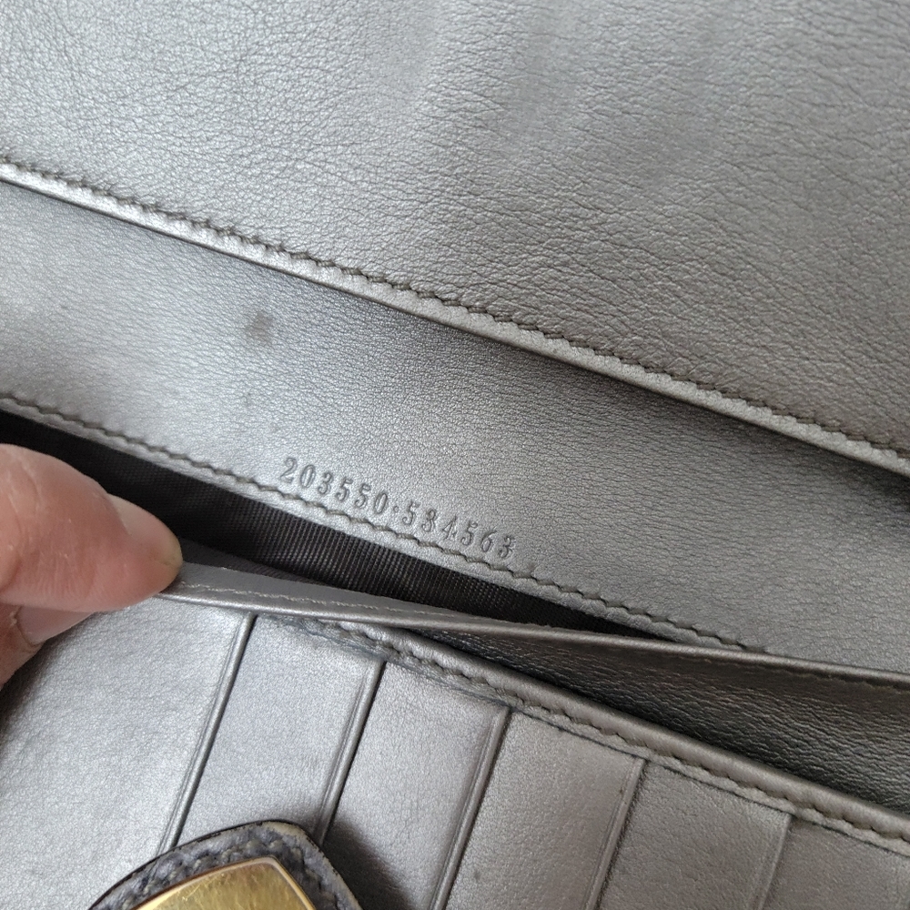 100% Authentic Gucci GG heart long wallet - Picture 6 of 16
